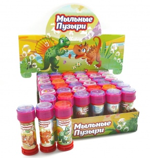 Мыльные пузыри Динозаврики 50мл