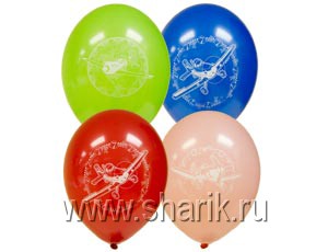 Набор шаров Веселая Затея Дисней Самолеты 5 шт