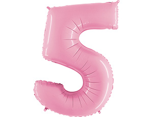 Г ЦИФРА 5 пастель Pink 102см