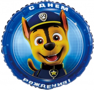 Шар фольга Круг 18" СДР Чейз (FL)