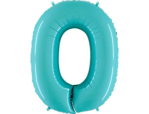 Г ЦИФРА 0 пастель Blue 102см