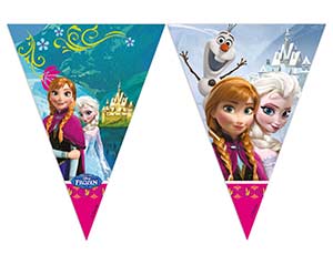 Гирлянда-вымпел Холодное сердце 230 см 1 шт