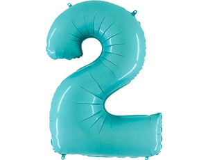 Г ЦИФРА 2 пастель Blue 102см