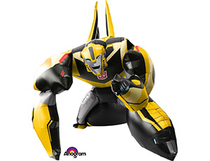 Шар Фигура ходячий фольга Трансформер БамблБи в упаковке