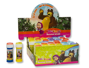 Мыльные пузыри Веселая Затея Маша и Медведь 50 мл