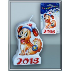 Свеча Щенок 2018