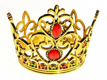 Корона Принцесса два рубина золото 9*25 см 1 шт