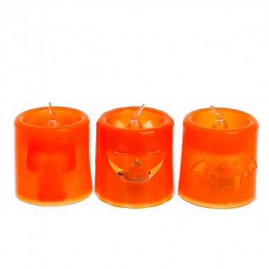 Свеча световая Хэллоуин средняя