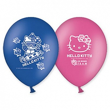 Набор шаров рис Hello Kitty ICE 30см 5шт