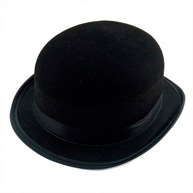 Шляпа "Котелок" черная малая