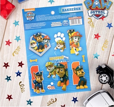 Наклейки "Щенячий патруль" 11*16 см 