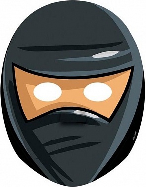 Маска Ниндзя 8 шт картон