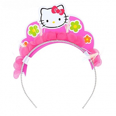 Ободок Hello Kitty цветы 1 шт
