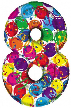 Г ЦИФРА 8 40" Шары