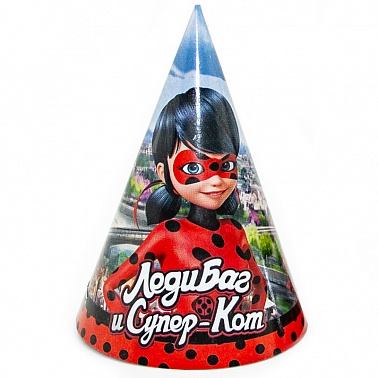 Колпак Леди Баг и Супер Кот 6шт