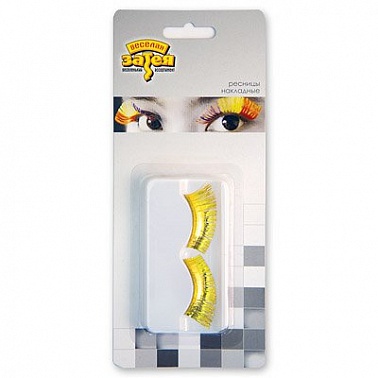 Ресницы накладные золото 1 шт