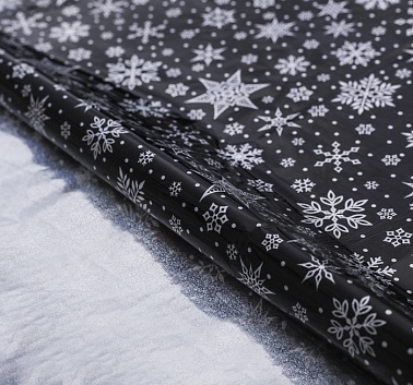 Пленка упаковочная С новым годом ! 100*70см