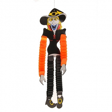 Подвеска Ведьма декор 70 см 1 шт