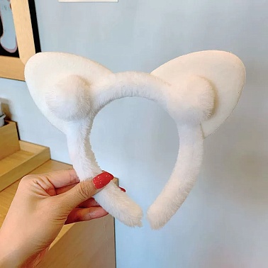 Ободок Ушки Кошки Люкс МИКС