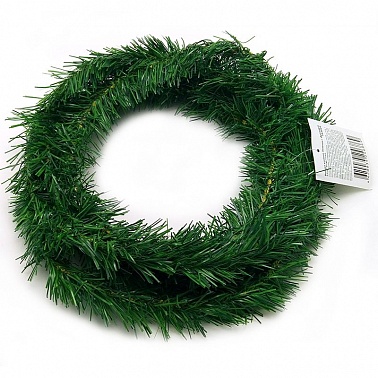 Мишура хвойная Зеленая 5,4м* 8 см