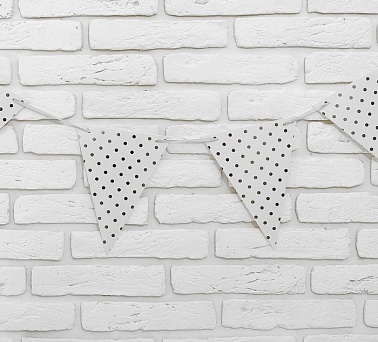 Гирлянда Горох золото/серебро 3м