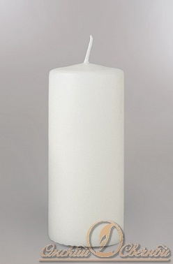 Свеча воск Пенек белая 50*115 мм 1 шт Любовь