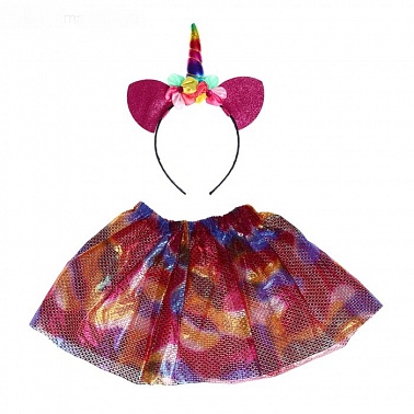 Набор Единорог, 2 предмета , ободок, юбка