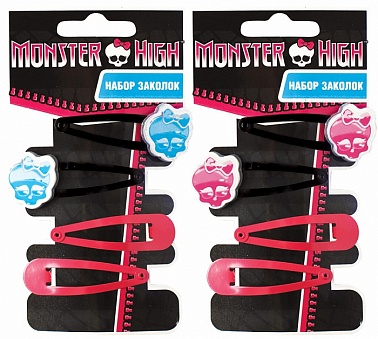 Monster High Набор заколок 4 шт
