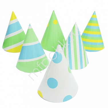 Колпаки Green and Yellow ассорти 6 шт