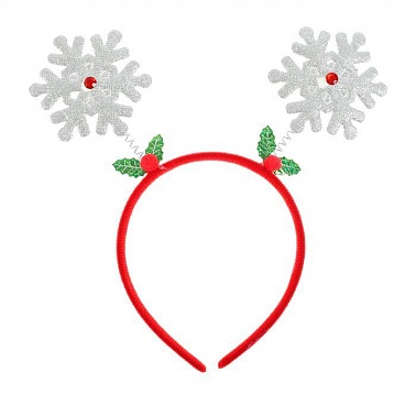 Карнавальный ободок Снежинки 