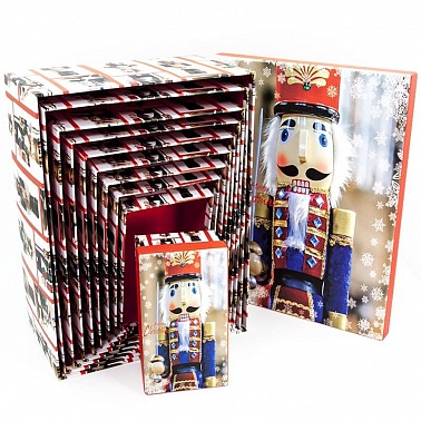 Коробка Щелкунчик и Снежинки №10