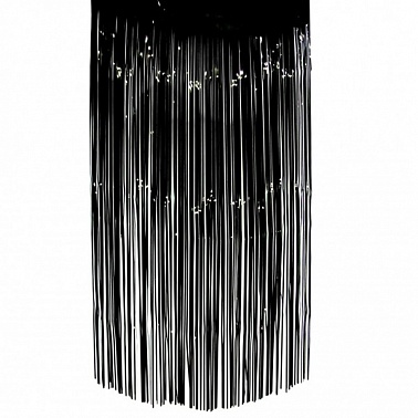 Занавес дождик Черный 1*2 м