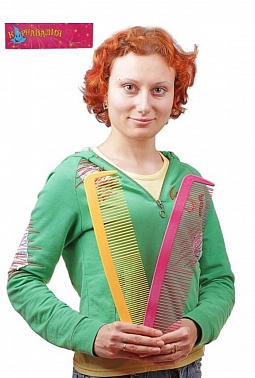 Расческа гигант 38*7 см 1 шт