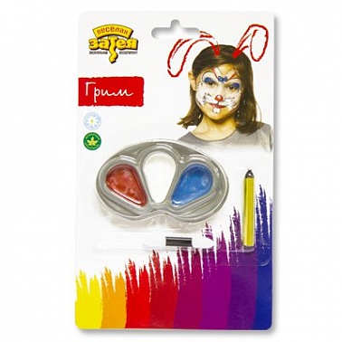 Грим Заяц 3 цвета+карандаши+аппликатор