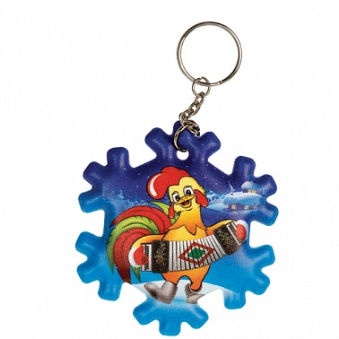 Брелок Снежинка (серия 51.55.157) 1 шт