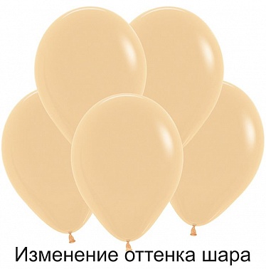 Шар S 5" Пастель персик 100шт