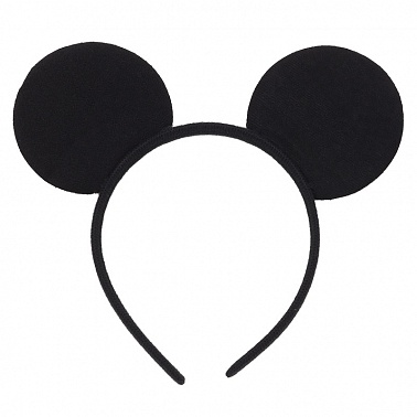 Ободок с ушками Минни черный 1 шт
