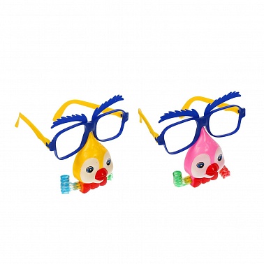 Очки карнавальные Птичка с язычком микс