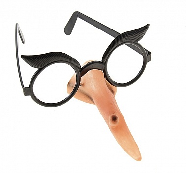 Очки-нос Ведьма 1 шт 