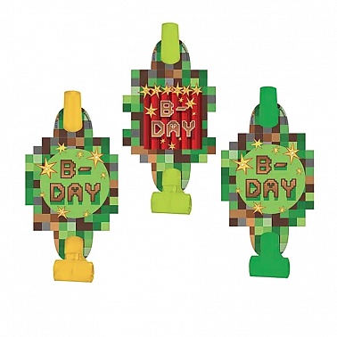 Язык-гудок Пиксели 8шт