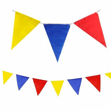 Флажки Разноцветные (24 флажка, 20*29,5)