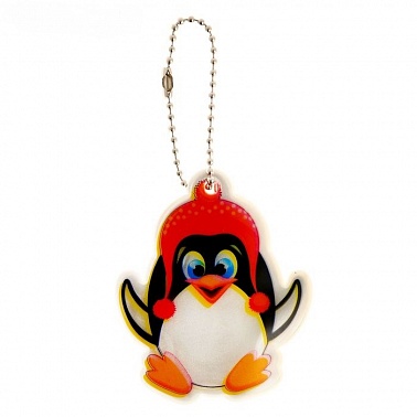 Брелок светоотражающий для детской безопасности "Пингвинчик", цвета МИКС 1274465