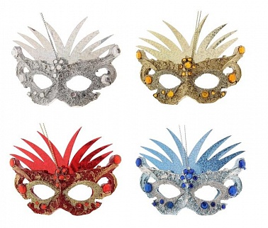 Украшение Маска узор 10*2,5*8 см