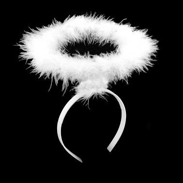 Ободок Нимб белый