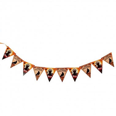 Гирлянда Happy Halloween тыквы 160 см 1 шт