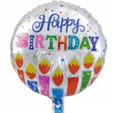 К 18" HB Свечи разноцветные