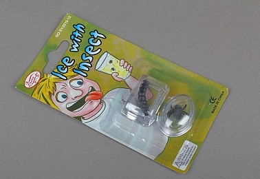 Прикол Лед с мухами 1 шт