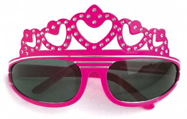 Очки Короны розовые 1 шт