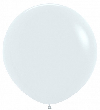 Шар S 36" Пастель белый 1 шт