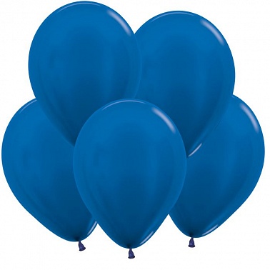 Шар S 12" Металлик синий 50шт